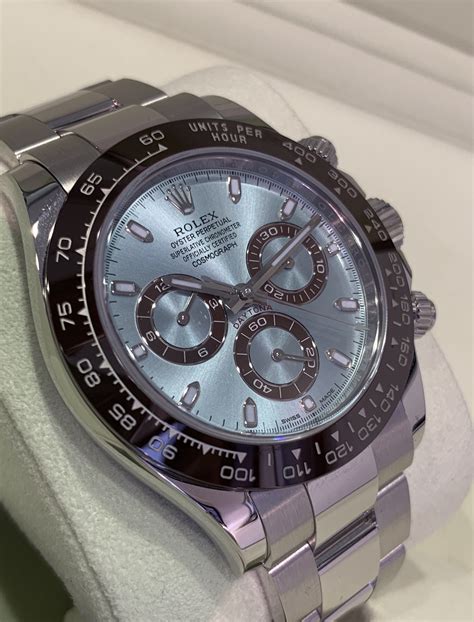 rolex platino azzurro|rolex platinum daytona.